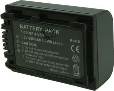 OTECH Batterie compatible avec SONY NP-FV70A