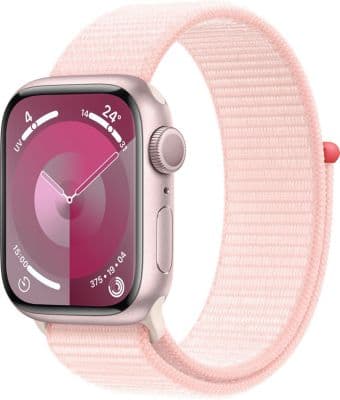 Montre connectée APPLE WATCH Serie 9 41mm Aluminium / Rose Loop Reconditionné