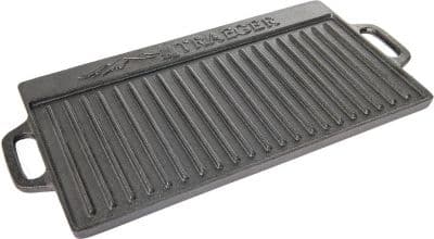 Plancha pour barbecue TRAEGER Plaque Plancha Réversilble En Fonte