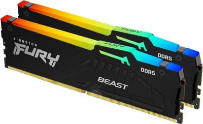 Mémoire vive KINGSTON Fury Beast 32 Go DDR5