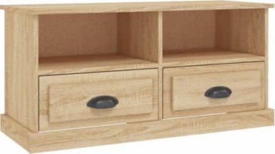 Meuble TV HELLOSHOP26 Meuble TV multimédia étagère télévision