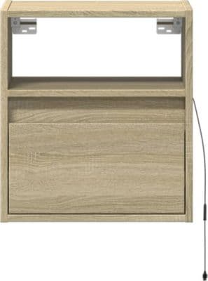 Meuble TV HELLOSHOP26 Meubles TV muraux multimédia étagère tél