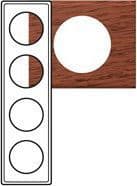 LEGRAND Plaque encadrement celiane 4 p