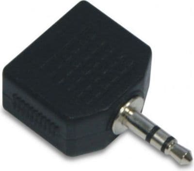 Câble Ethernet METRONIC Adaptateur jack stéréo 3,5 mm mâle/2 x 3