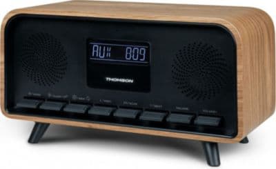 Radio réveil THOMSON Vintage RT850BT Noir