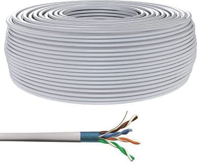 KOMELEC Câble RJ45 Cat6 blindé monobrin 300m