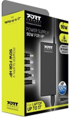 Chargeur secteur PORT DESIGN HP 90W Prise Europeenne Noir
