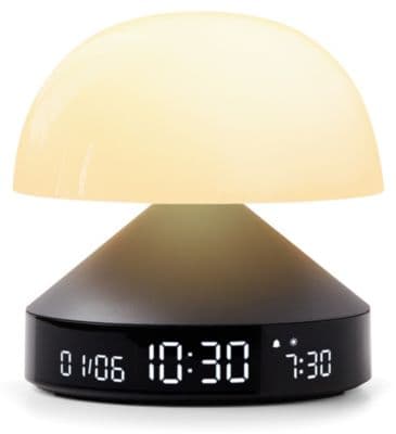Réveil LEXON Mina Sunrise Simulateur d'aube Gris