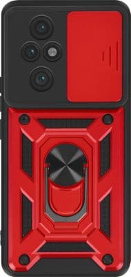 Coque MAYAXESS Honor 200 Pro Bague Rouge