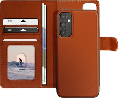 Etui MAYAXESS Samsung A05s Coque Amovible Marron