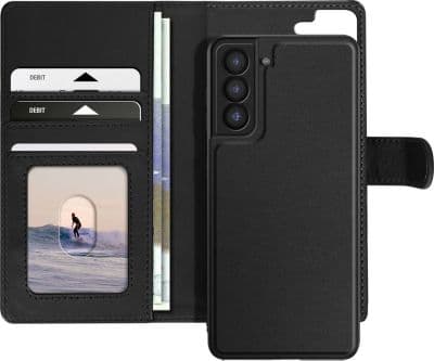 Etui MAYAXESS Samsung Galaxy S22 Coque Amovible Noir