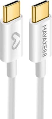Câble USB MAYAXESS USB-C pour iPhone 17 Pro 1m