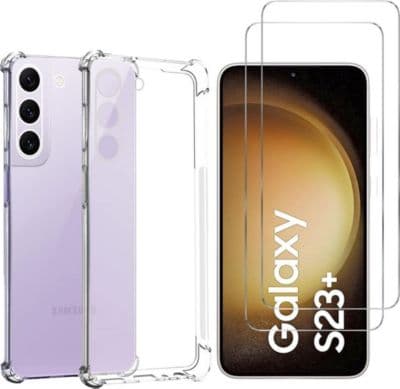 Pack PHONILLICO Samsung Galaxy S23 PLUS - Coque+Verre