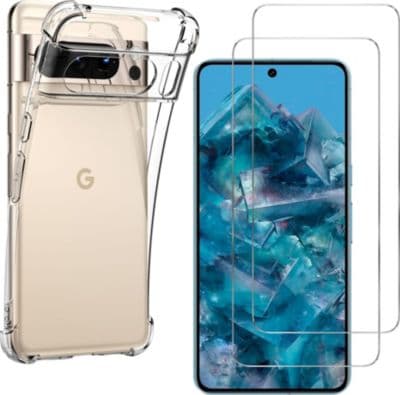 Pack PHONILLICO Google Pixel 8 Pro -Coque + Verre trempé