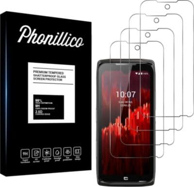 Protège écran PHONILLICO Crosscall Core Z5 - Verre trempé x4