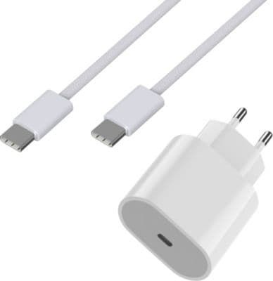 Chargeur + câble PHONILLICO iPhone 16/16 PLUS/16 PRO/16 PRO MAX