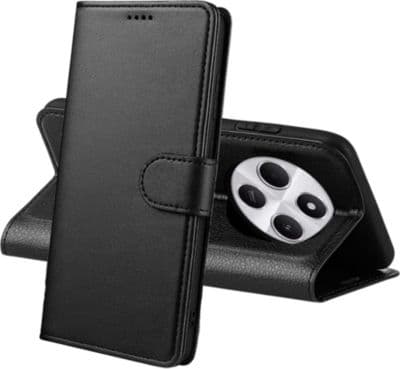 Coque PHONILLICO Xiaomi Poco C75 - Portefeuille Noir