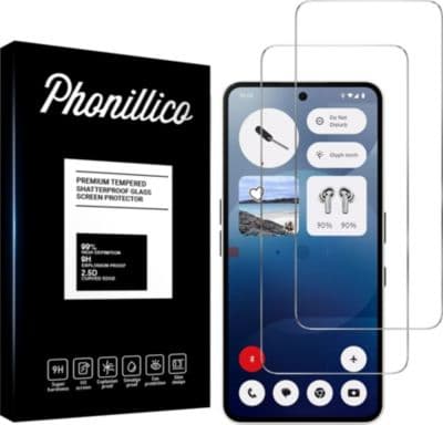 Protège écran PHONILLICO Nothing Phone 3a - Verre trempé x2