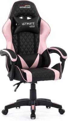 Chaise gaming AMSTRAD ULTIMATE-PINK