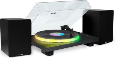 Platine vinyle PARTY LIGHT&amp;SOUND Tourne Disque 33/45/78 tours Bluetooth a