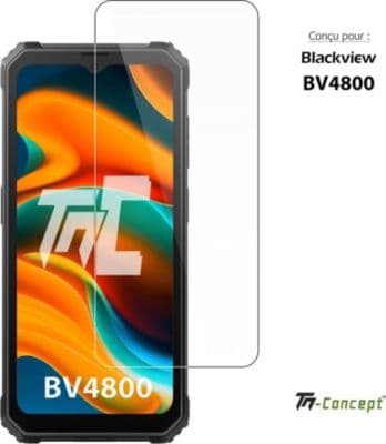 Protège écran TM CONCEPT Verre trempé pour Blackview BV4800
