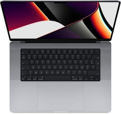 Ordinateur Apple MACBOOK Pro 16' M1 Pro 16Go 512Go SSD 2021 Gris Reconditionné