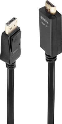 Câble DisplayPort LINDY Câble DisplayPort HDMI 10.2Gbps 50cm