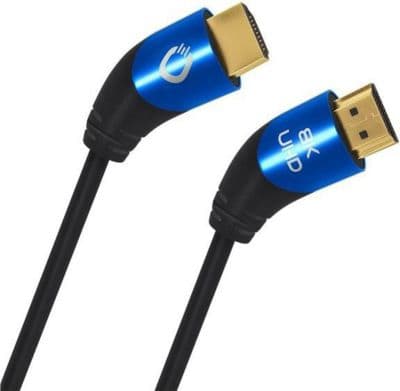 Câble HDMI OEHLBACH Shape Magic UHD 90 Blanc (1 m)
