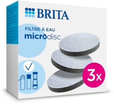 Cartouche filtrante BRITA Pack 3 filtres à eau MicroDisc