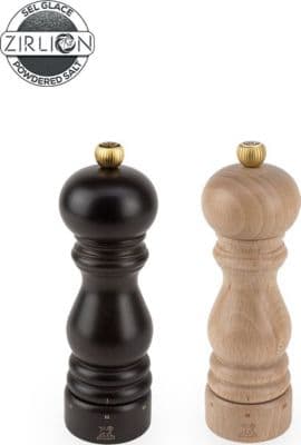 Duo moulins à poivre et sel PEUGEOT Duo Paris Bois Chocolat 18cm