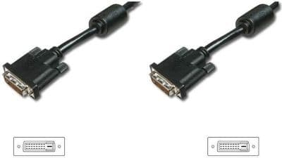 Câble DVI DIGITUS Cable DVI 24+1 male vers DVI 24+1 male -