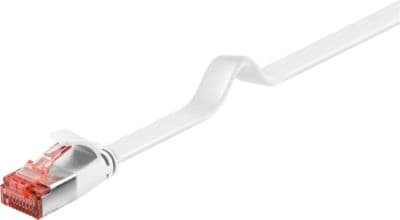 Câble Ethernet GOOBAY Câble RJ45 Cat6 plat blanc 1.50 m
