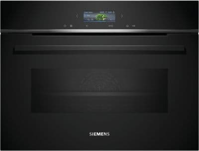 Four encastrable SIEMENS CM724G1B1 iQ700 - Compact 45cm, Combiné Micro-ondes, Nettoyage HumidClean, Wifi