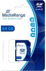 Carte SD MEDIA-RANGE SDXC CARD 64 GB CLASSE 10