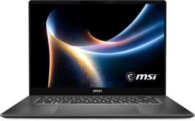 Ordinateur portable MSI Prestige 16 AI+ C3MG-012FR 16 pouces OLED Intel Core Ultra 7 355 32 Go RAM LPDDR5 SSD 1 To