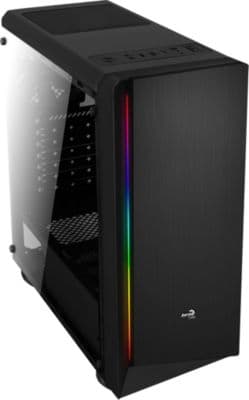 Boitier PC AEROCOOL Rift RGB Midi-Tour - fenêtre noire