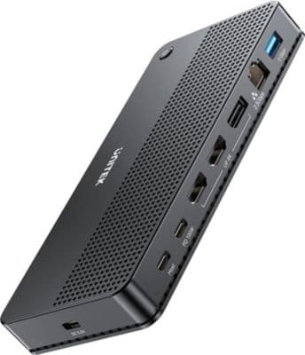 Câble USB UNITEK Station accueil USBC 3 écrans 4K PD100W