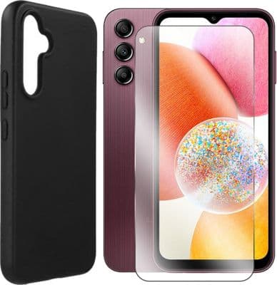 Coque VISIODIRECT 2 verre trempé+ coque pour SamsungA14 4G