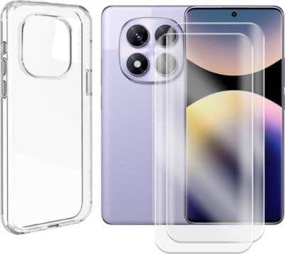 Protège écran VISIODIRECT 2 Verre pour Redmi Note 14 Pro 4G+Coque