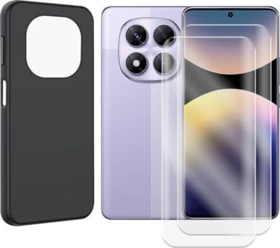 Protège écran VISIODIRECT 2 Verre +Coque pour Redmi Note 14 Pro 4G