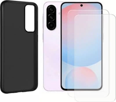 Coque VISIODIRECT 2 Verres + Coque pour Samsung A36/A56