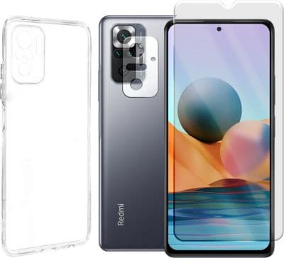 Protège écran VISIODIRECT Verre pour Xiaomi redmi 10 2022 + Coque