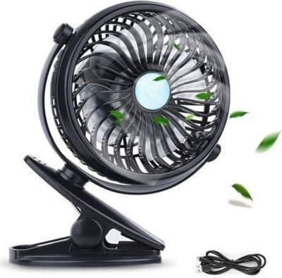 Ventilateur portable VISIODIRECT Mini Ventilateur USB Portable Silencieux