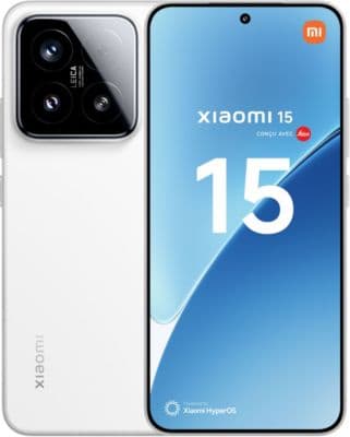 Smartphone XIAOMI 15 concu avec Leica 5G 512Go Blanc