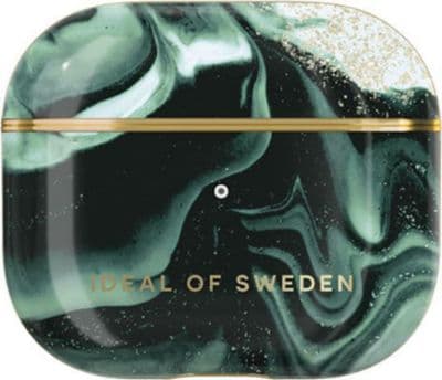Etui IDEAL OF SWEDEN pour AirPods 3 Gamme Golden Olive Marble