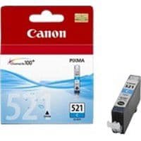 Cartouche d'encre CANON Originale CLI-521 Cyan Standard - 2936B001