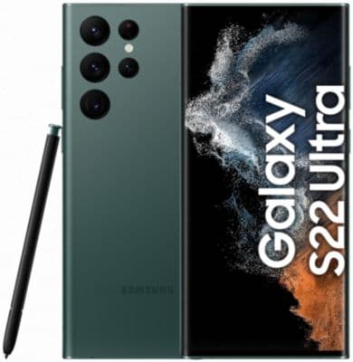 Smartphone SAMSUNG Galaxy S22 Ultra Vert 512Go 5G Reconditionné