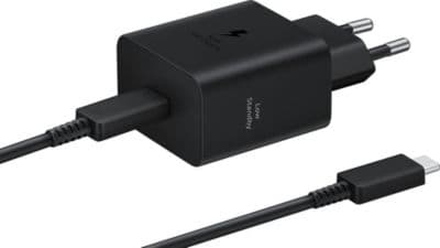 Chargeur SAMSUNG USB-C 45W GaN +cable 1.80M Noir