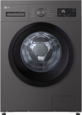 Lave linge compact LG F94N14SLS - 9 kg - 1400 tr/min - Classe A - Moteur induction - Noir
