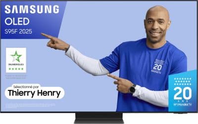 TV OLED SAMSUNG TQ83S95F (2025) 83" (209 cm) 4K - Smart TV, anti-reflet
